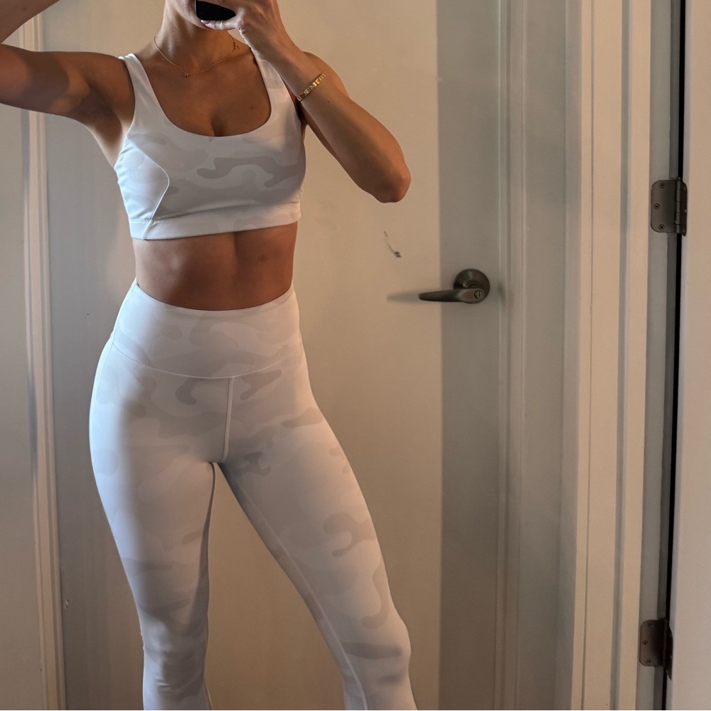Lilybod White Camo Workout Set
